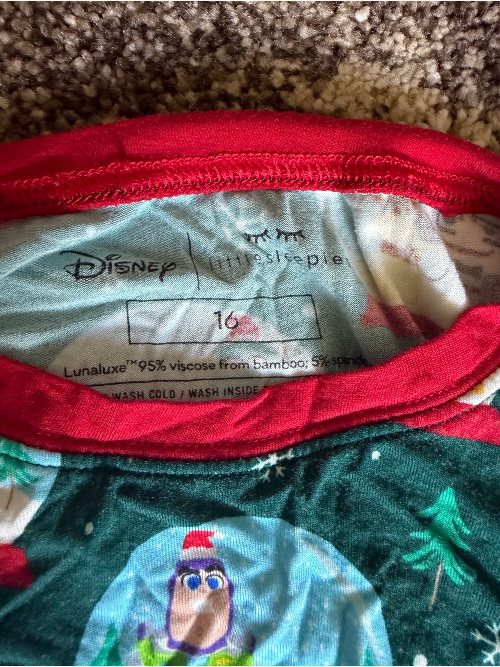 Little Sleepies Disney Pixar Christmas Pajamas